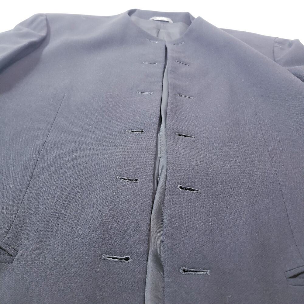 Vintage BYBLOS Wool Blend Black Blazer Jacket - Picture 4 of 13